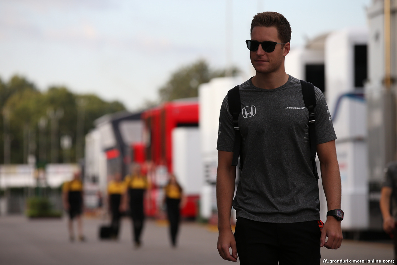 GP ITALIA, 01.09.2017- Stoffel Vandoorne (BEL) McLaren MCL32