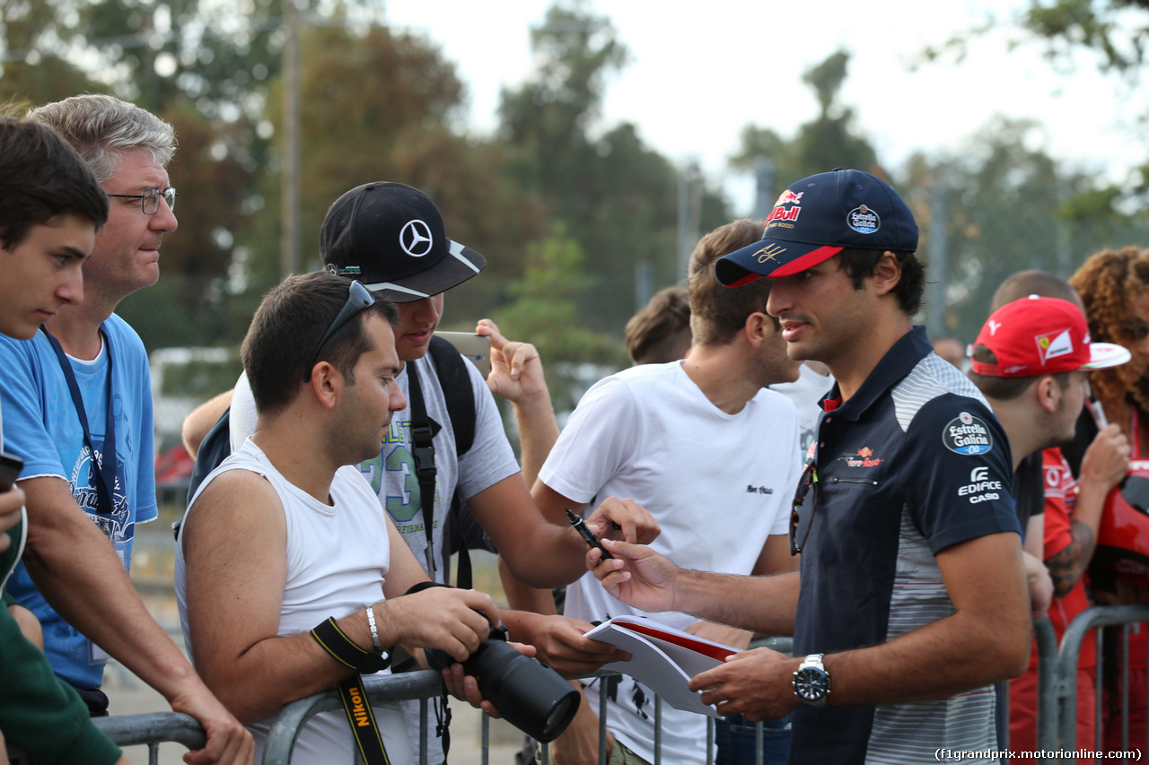 GP ITALIA, 01.09.2017- Carlos Sainz Jr (ESP) Scuderia Toro Rosso STR12