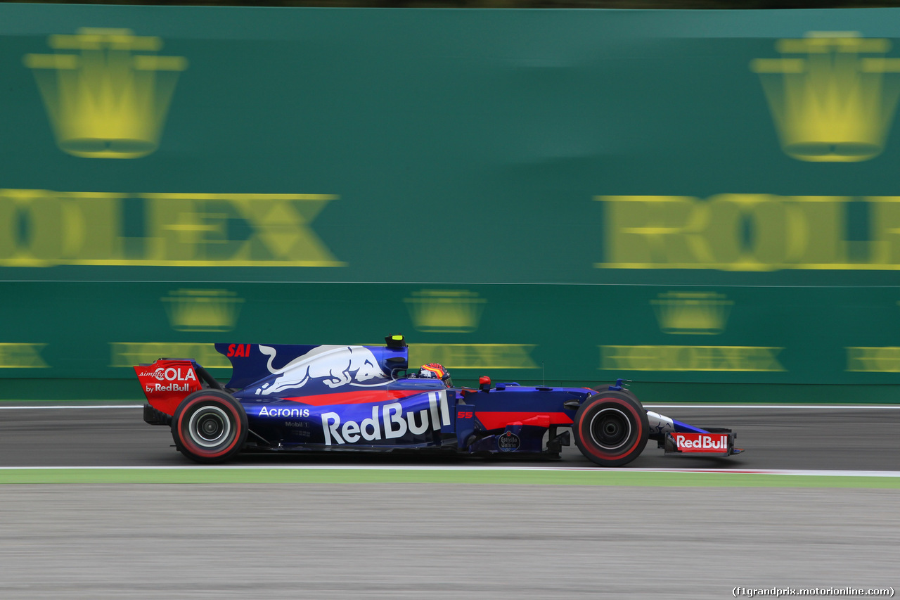 GP ITALIA, 01.09.2017- Carlos Sainz Jr (ESP) Scuderia Toro Rosso STR12