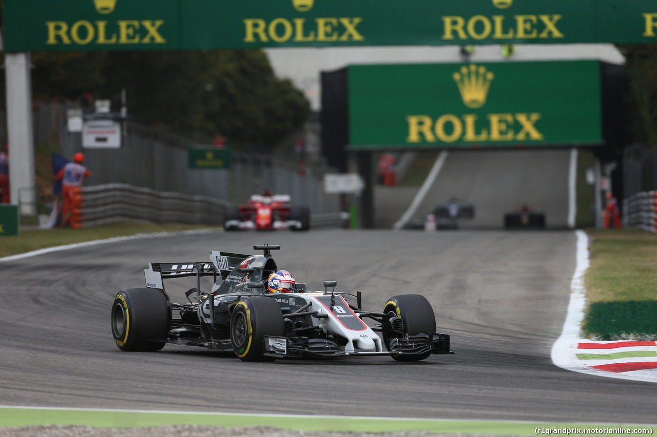 GP ITALIA, 01.09.2017- free Practice 1, Romain Grosjean (FRA) Haas F1 Team VF-17