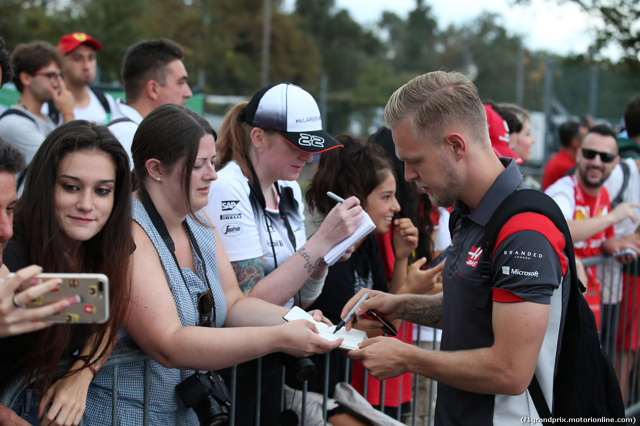 GP ITALIA, 01.09.2017- Kevin Magnussen (DEN) Haas F1 Team VF-17