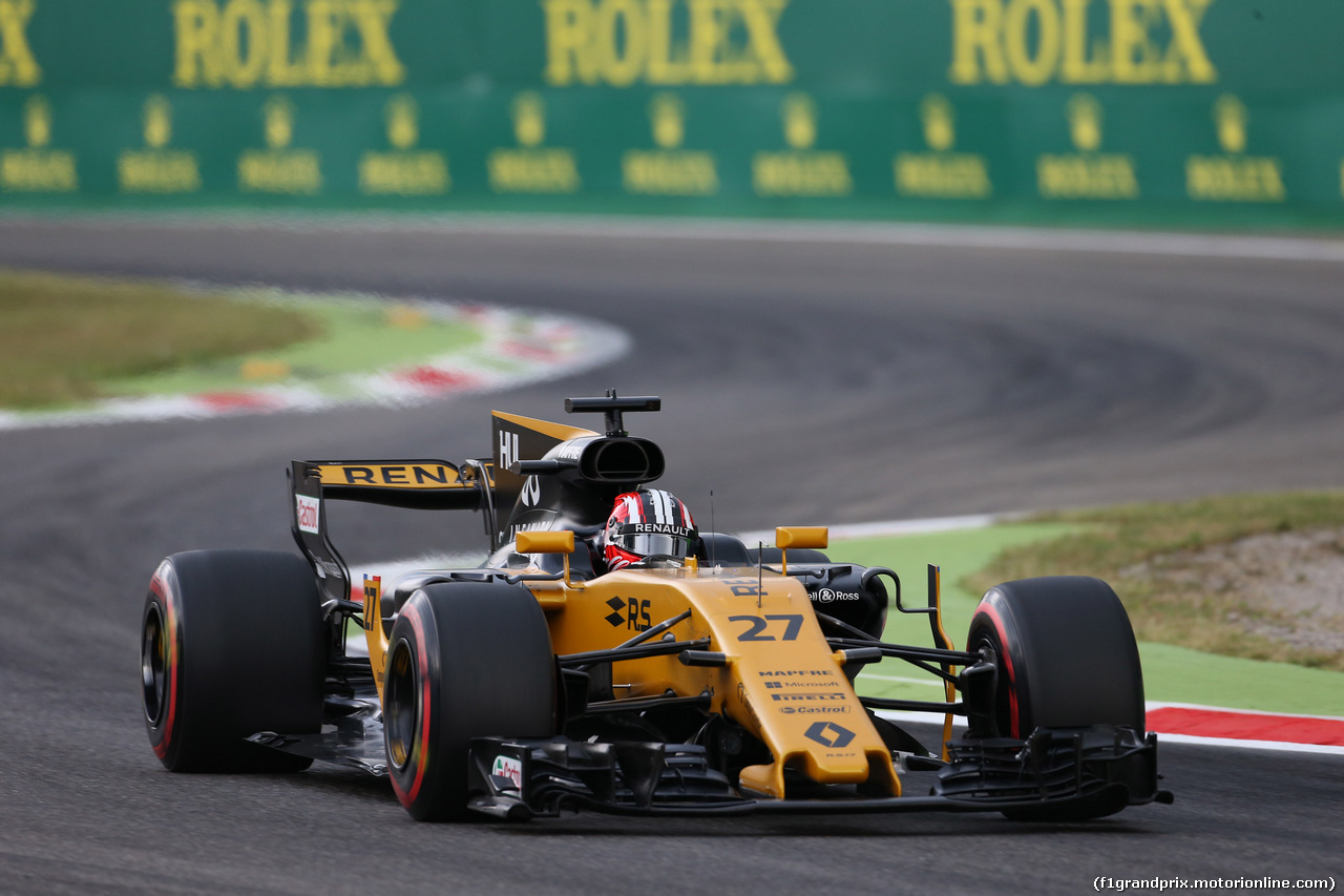 GP ITALIA, 01.09.2017- free Practice 1, Nico Hulkenberg (GER) Renault Sport F1 Team RS17