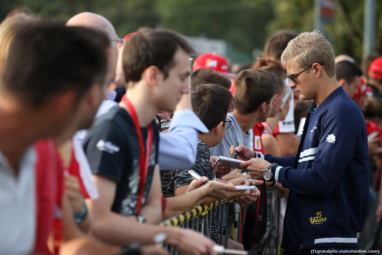 GP ITALIA, 01.09.2017- Marcus Ericsson (SUE) Sauber C36
