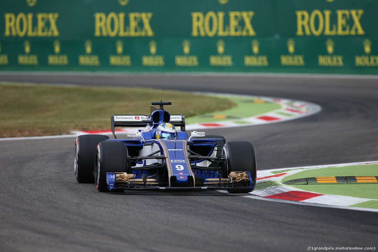GP ITALIA, 01.09.2017- free Practice 1, Marcus Ericsson (SUE) Sauber C36