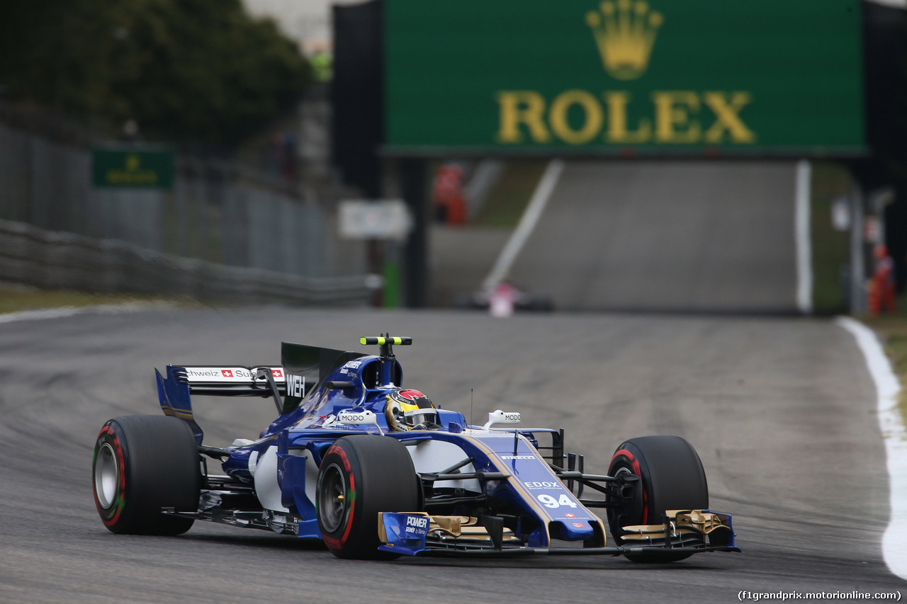 GP ITALIA, 01.09.2017- free Practice 1,  Pascal Wehrlein (GER) Sauber C36