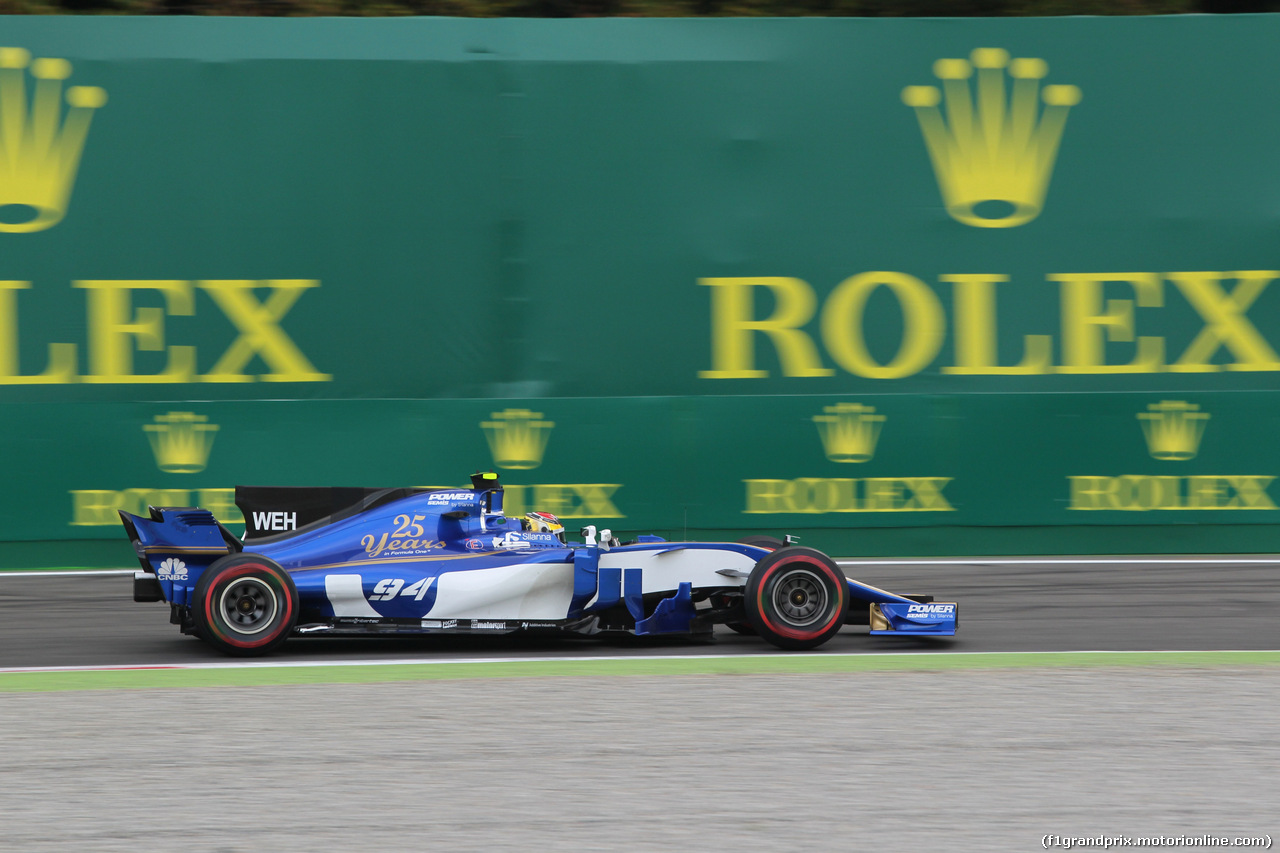 GP ITALIA, 01.09.2017- free Practice 1,  Pascal Wehrlein (GER) Sauber C36