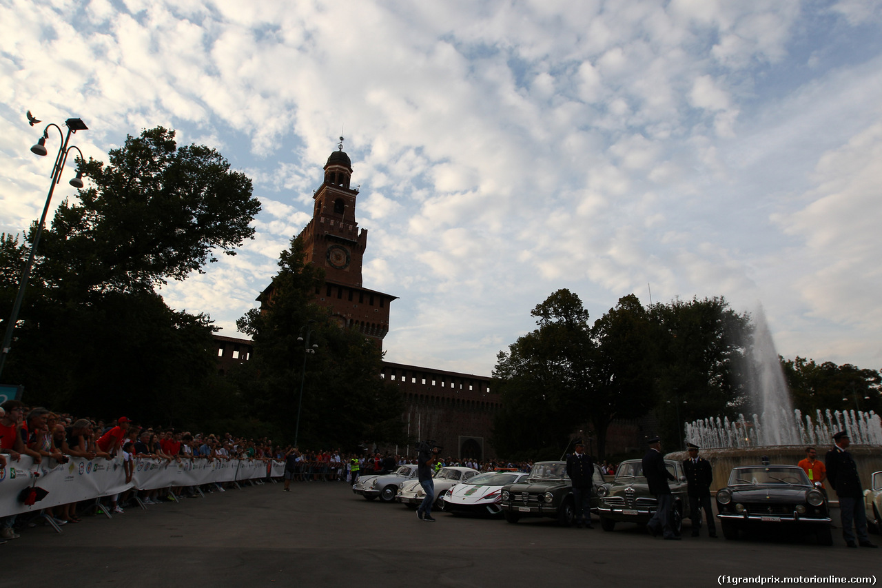 GP ITALIA, 31.08.2017- Castello Sforzesco Milan, Atmosfera