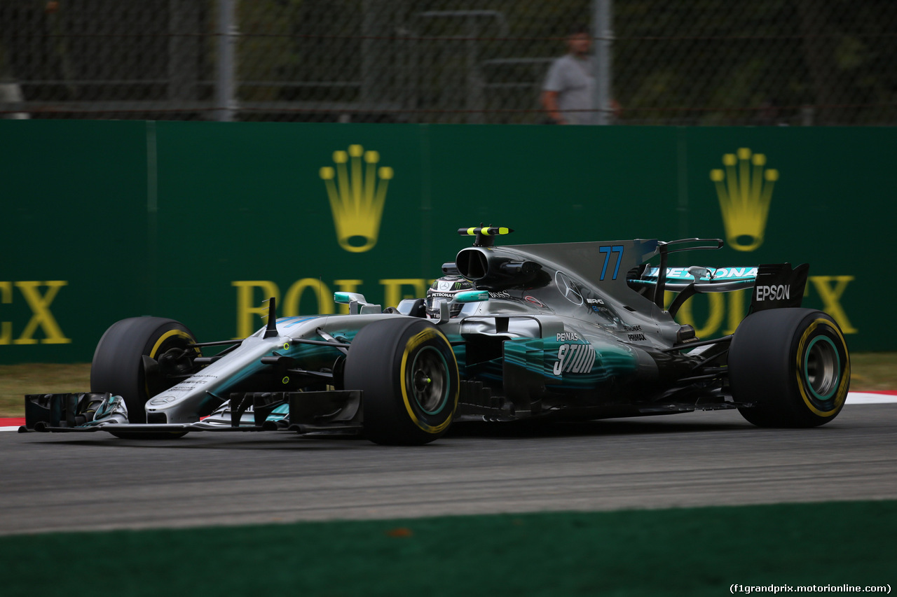 GP ITALIA, 01.09.2017- Prove Libere 1, Lewis Hamilton (GBR) Mercedes AMG F1 W08