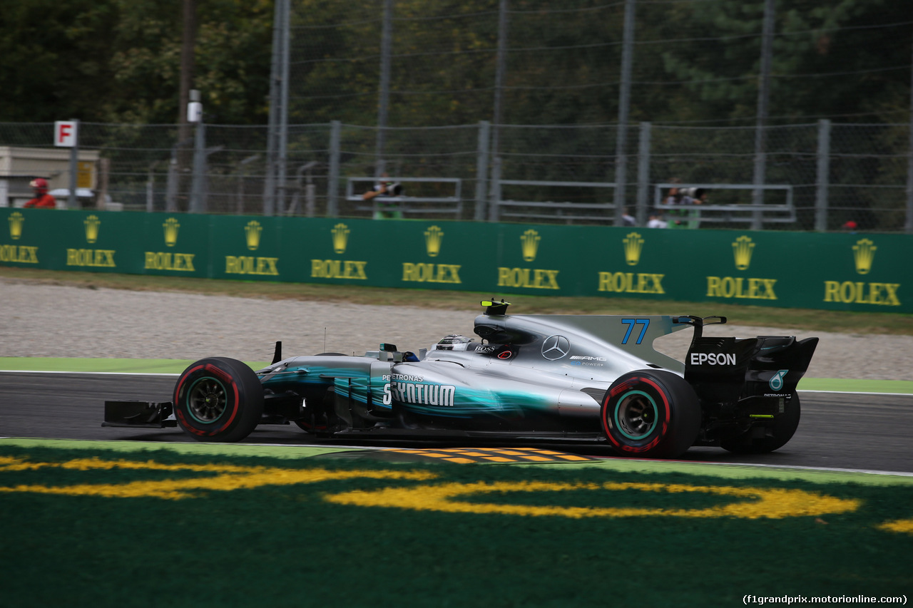 GP ITALIA, 01.09.2017- Prove Libere 1, Lewis Hamilton (GBR) Mercedes AMG F1 W08