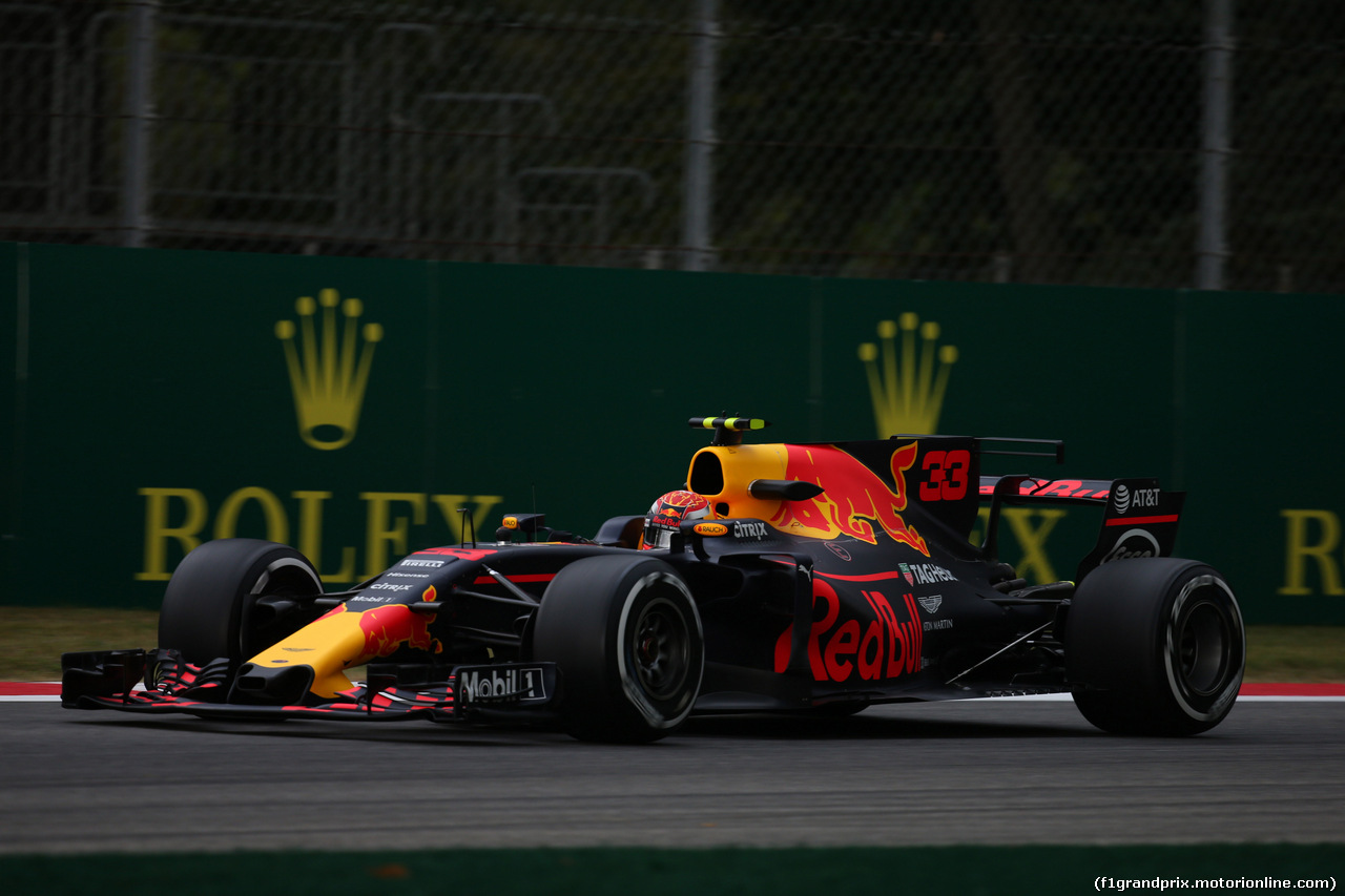 GP ITALIA, 01.09.2017- Prove Libere 1, Max Verstappen (NED) Red Bull Racing RB13