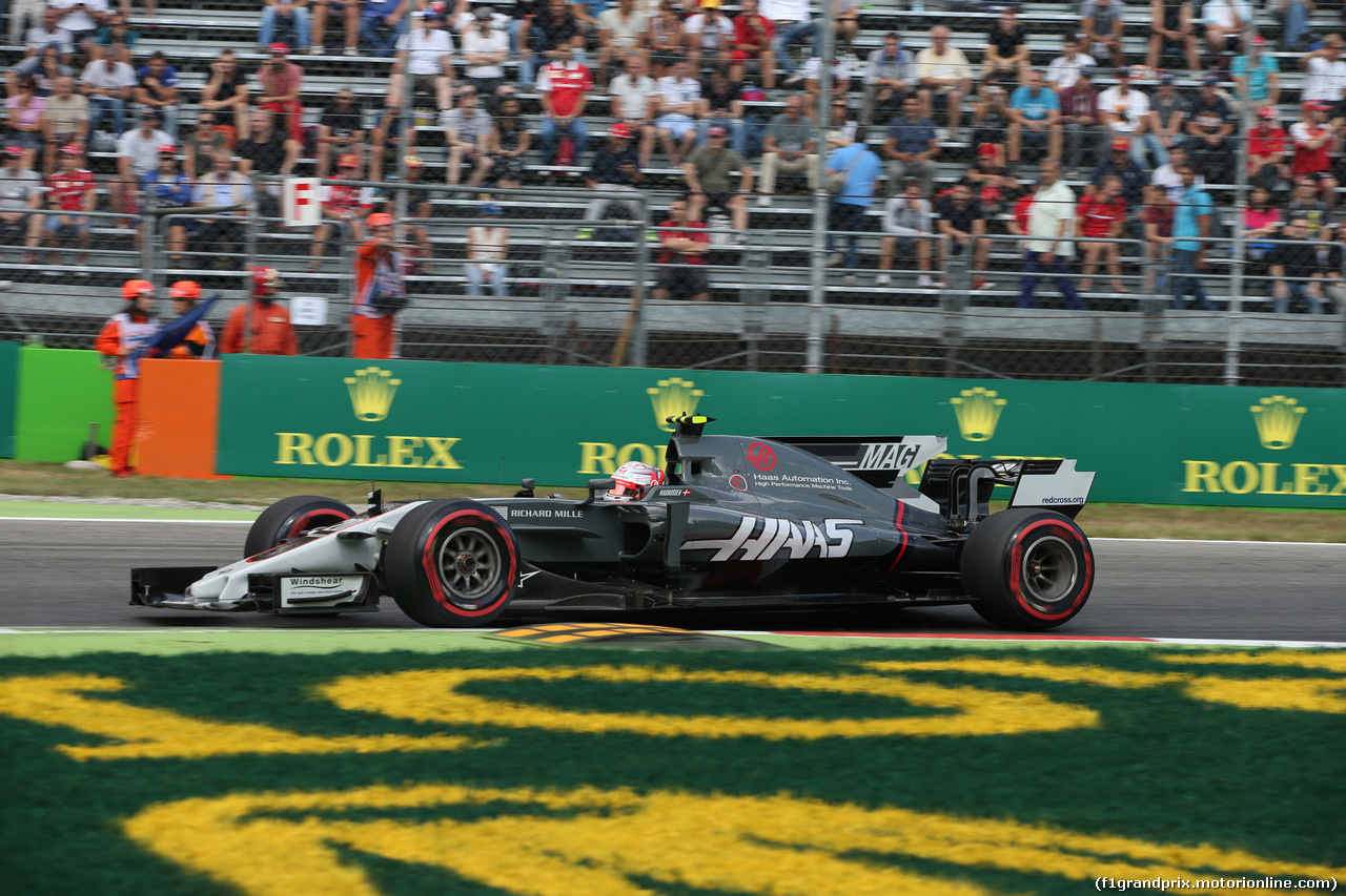 GP ITALIA, 01.09.2017- Prove Libere 1, Kevin Magnussen (DEN) Haas F1 Team VF-17
