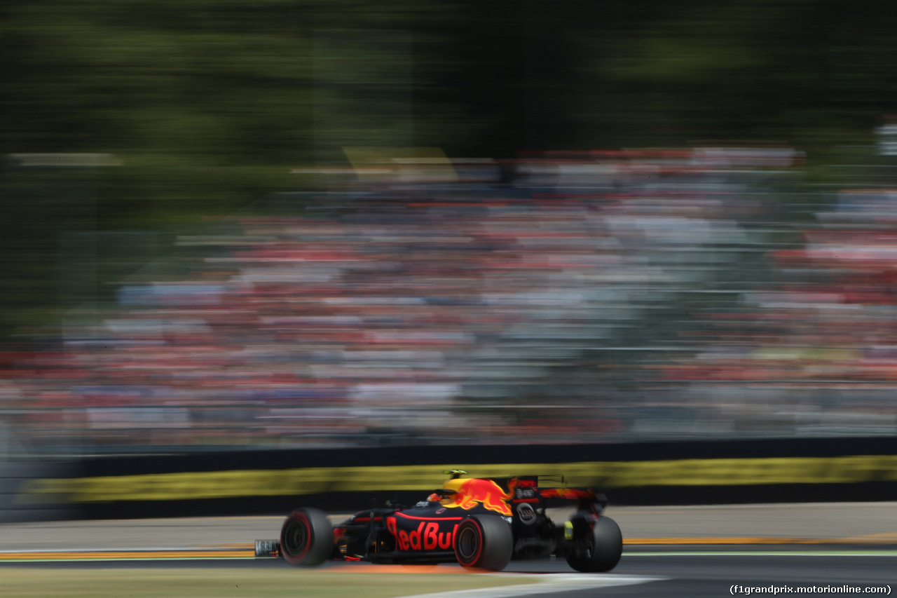GP ITALIA, 01.09.2017- Prove Libere 2, Max Verstappen (NED) Red Bull Racing RB13