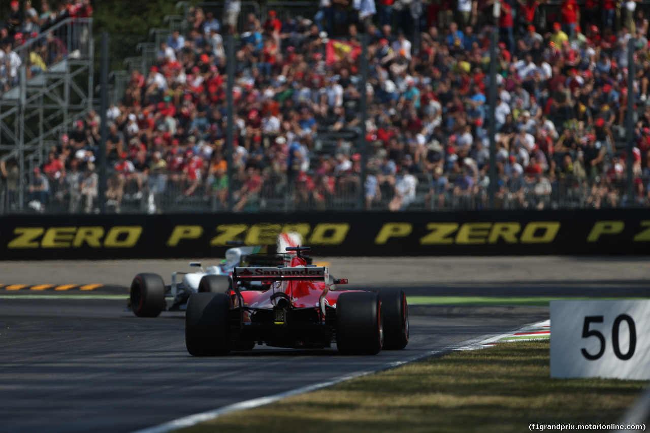 GP ITALIA, 01.09.2017- Prove Libere 2, Sebastian Vettel (GER) Ferrari SF70H