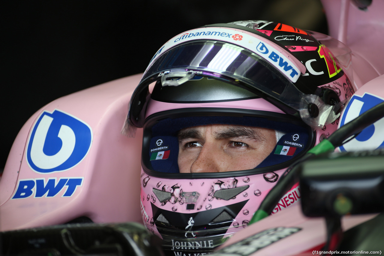 GP ITALIA, 01.09.2017- Prove Libere 2, Sergio Perez (MEX) Sahara Force India F1 VJM010
