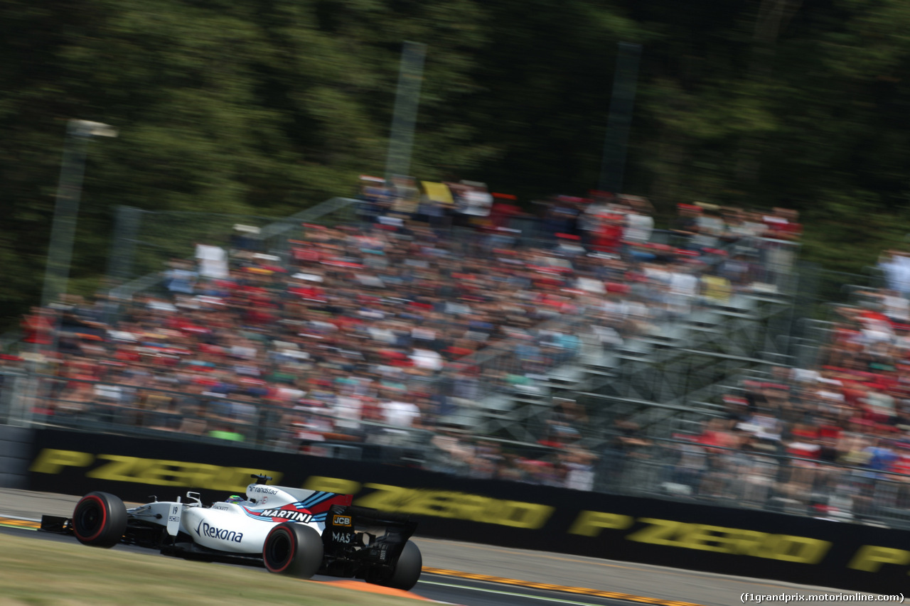 GP ITALIA, 01.09.2017- Prove Libere 2, Felipe Massa (BRA) Williams F1 Team FW40