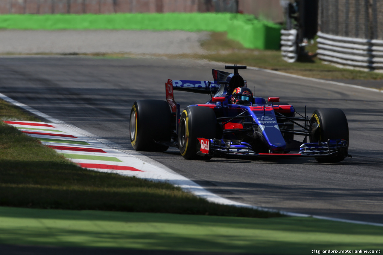 GP ITALIA, 01.09.2017- Prove Libere 2, Daniil Kvyat (RUS) Scuderia Toro Rosso STR12