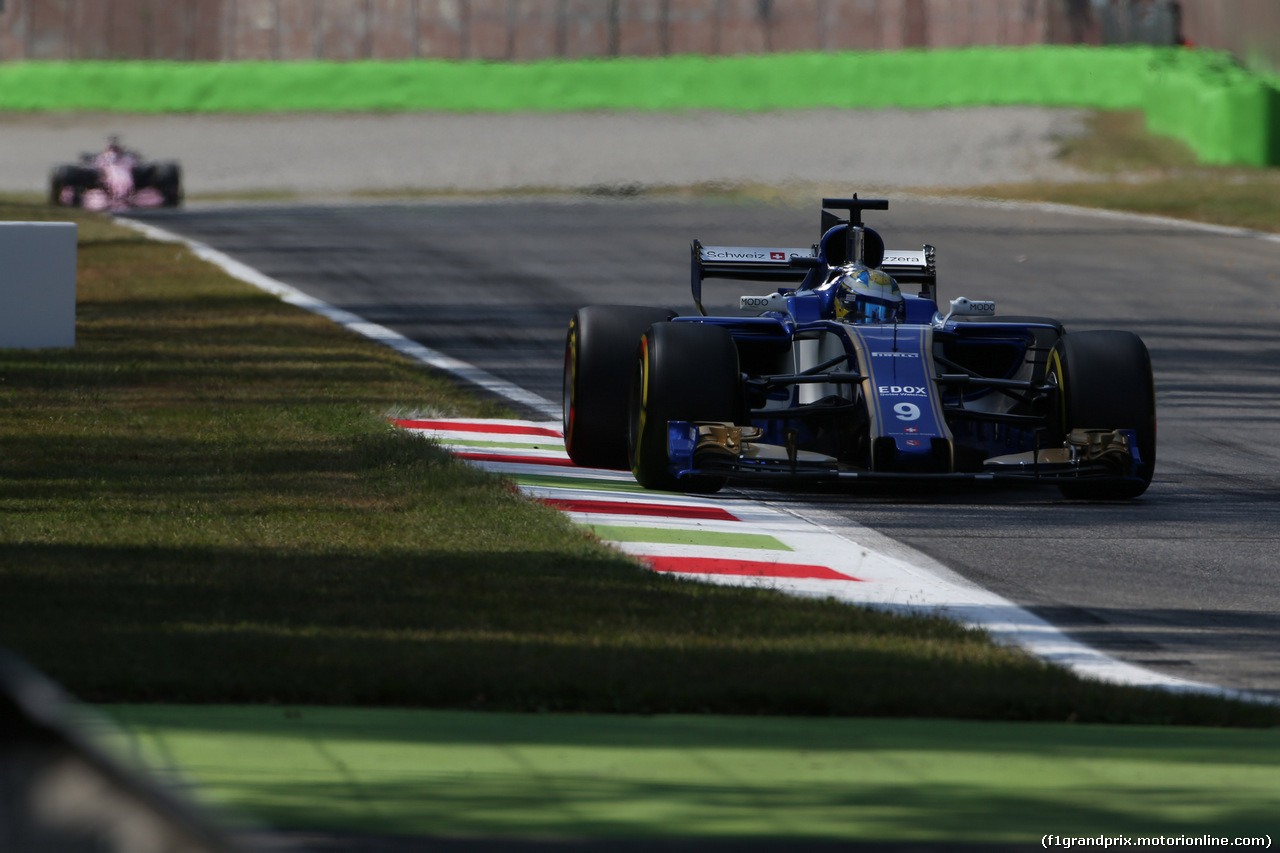 GP ITALIA, 01.09.2017- Prove Libere 2, Marcus Ericsson (SUE) Sauber C36