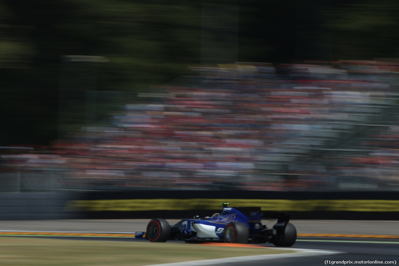 GP ITALIA, 01.09.2017- Prove Libere 2, Marcus Ericsson (SUE) Sauber C36