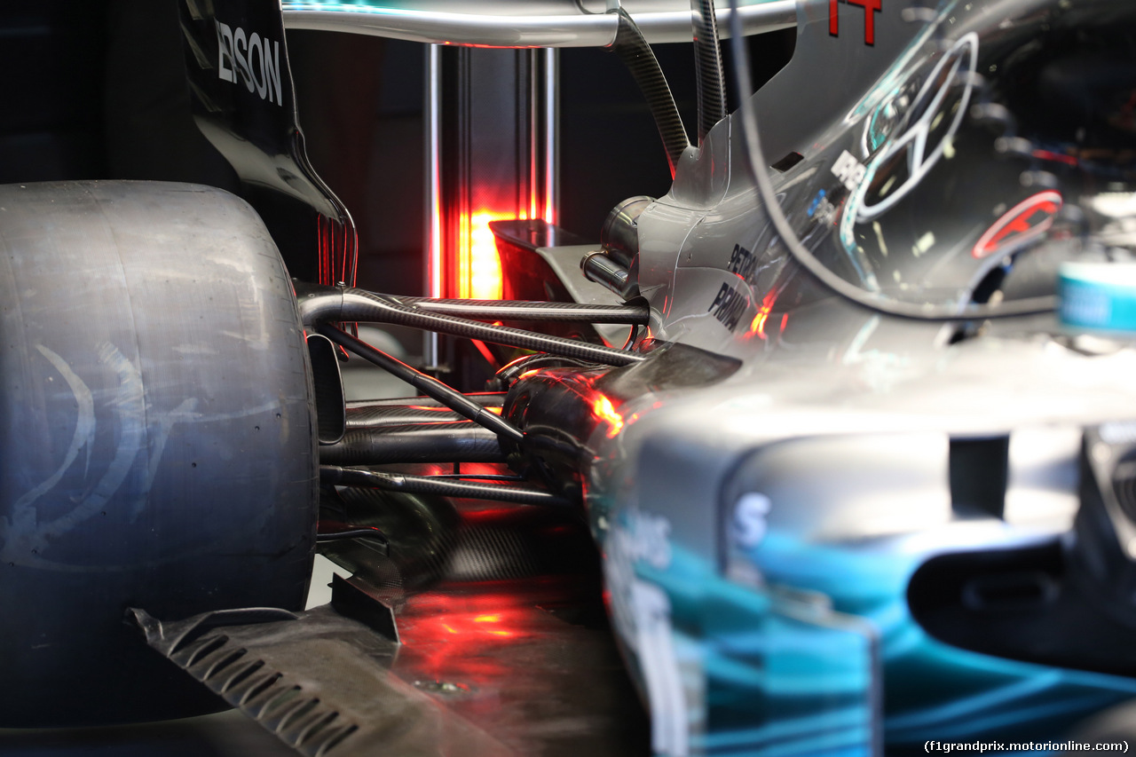 GP ITALIA, 01.09.2017- Prove Libere 2, Mercedes Tech Detail