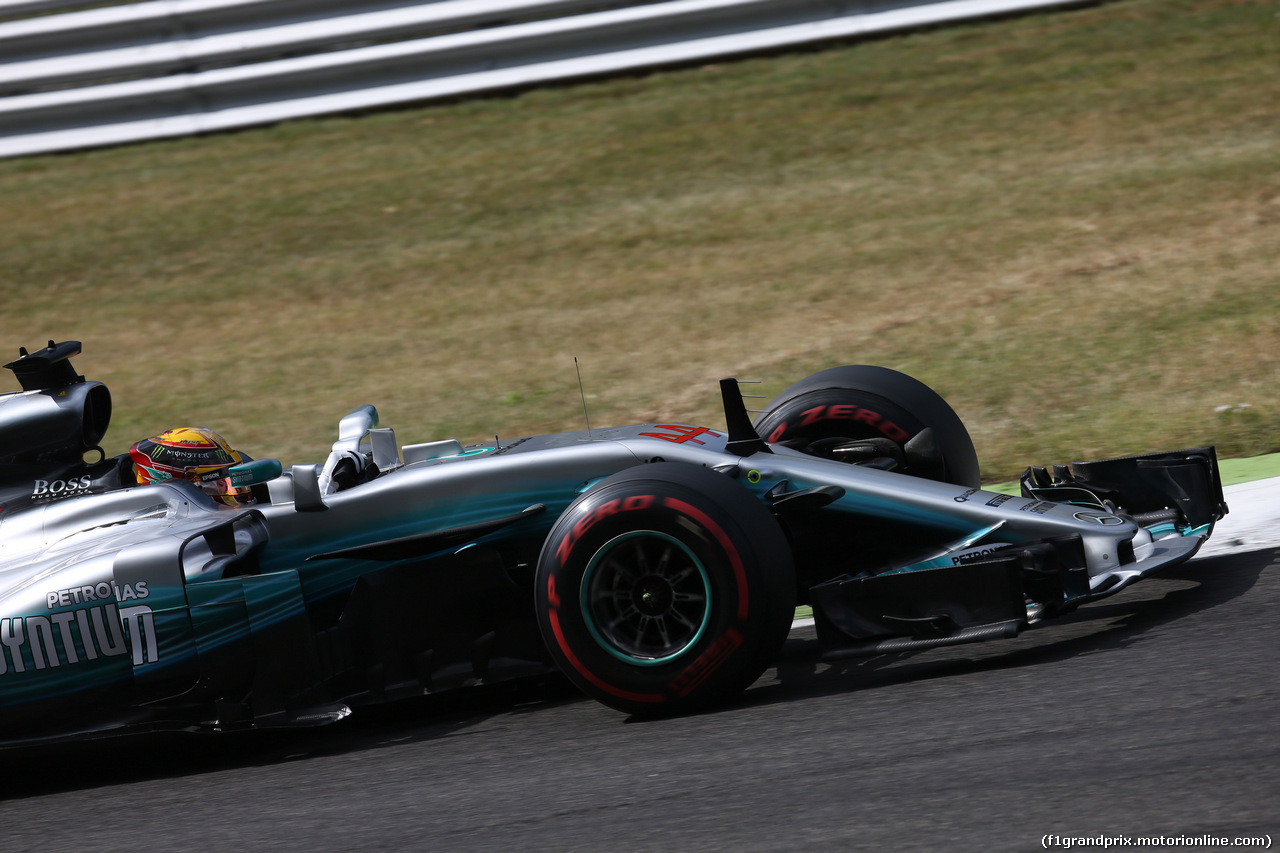 GP ITALIA, 01.09.2017- Prove Libere 2, Lewis Hamilton (GBR) Mercedes AMG F1 W08