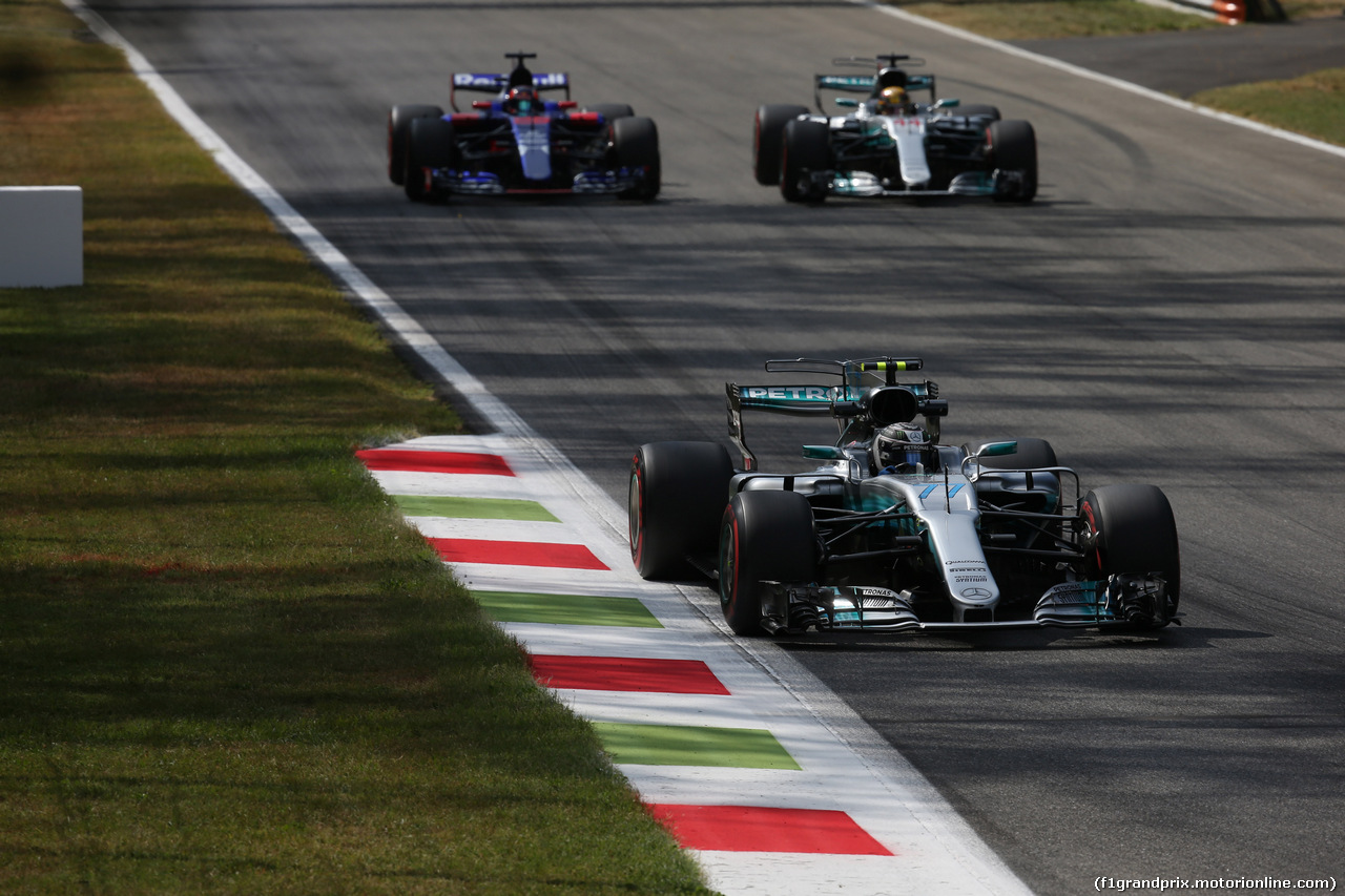 GP ITALIA, 01.09.2017- Prove Libere 2, Valtteri Bottas (FIN) Mercedes AMG F1 W08