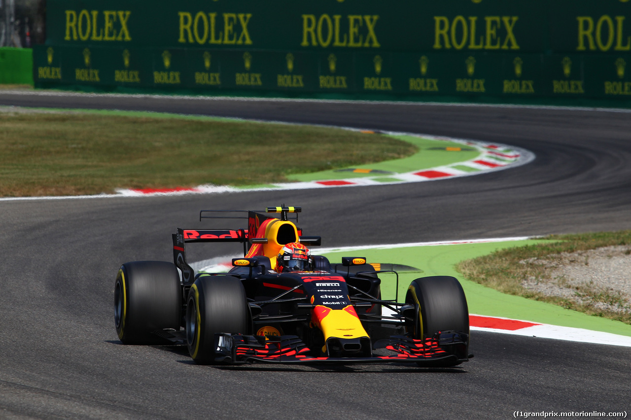 GP ITALIA, 01.09.2017- Prove Libere 2, Max Verstappen (NED) Red Bull Racing RB13