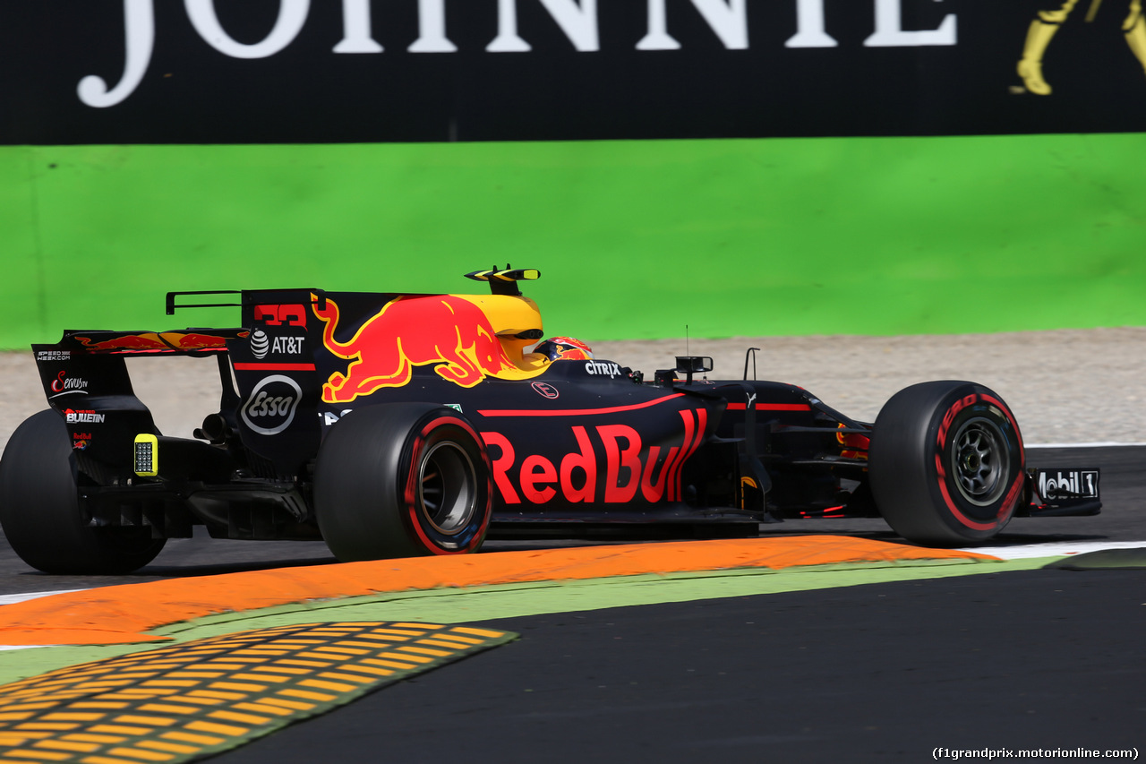 GP ITALIA, 01.09.2017- Prove Libere 2, Max Verstappen (NED) Red Bull Racing RB13