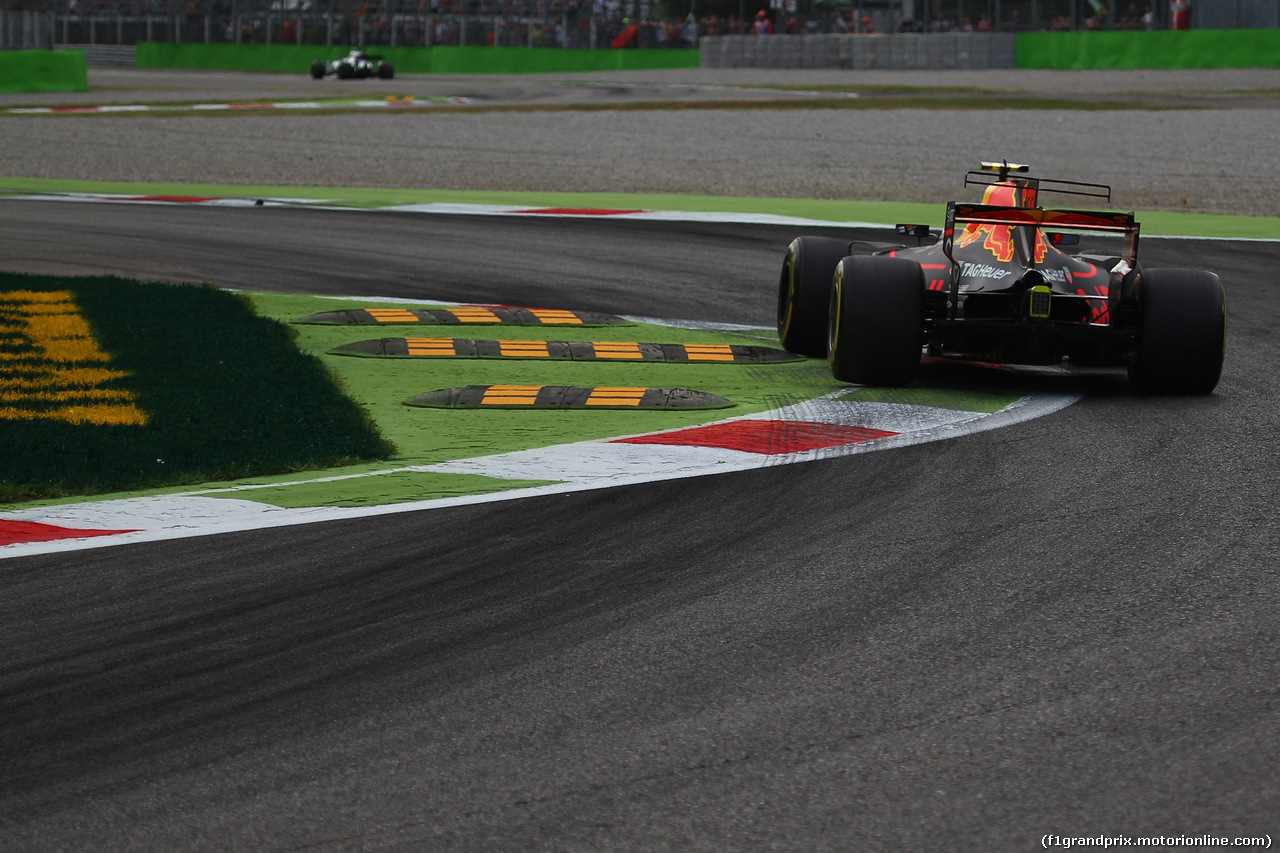GP ITALIA, 01.09.2017- Prove Libere 2, Max Verstappen (NED) Red Bull Racing RB13