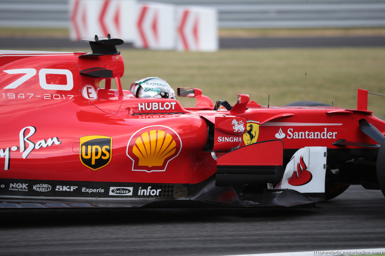 GP ITALIA, 01.09.2017- Prove Libere 2, Sebastian Vettel (GER) Ferrari SF70H