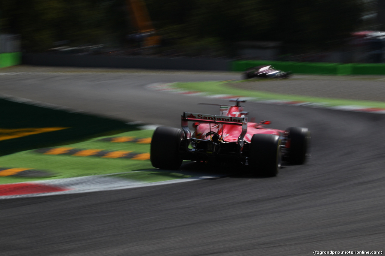GP ITALIA, 01.09.2017- Prove Libere 2, Sebastian Vettel (GER) Ferrari SF70H
