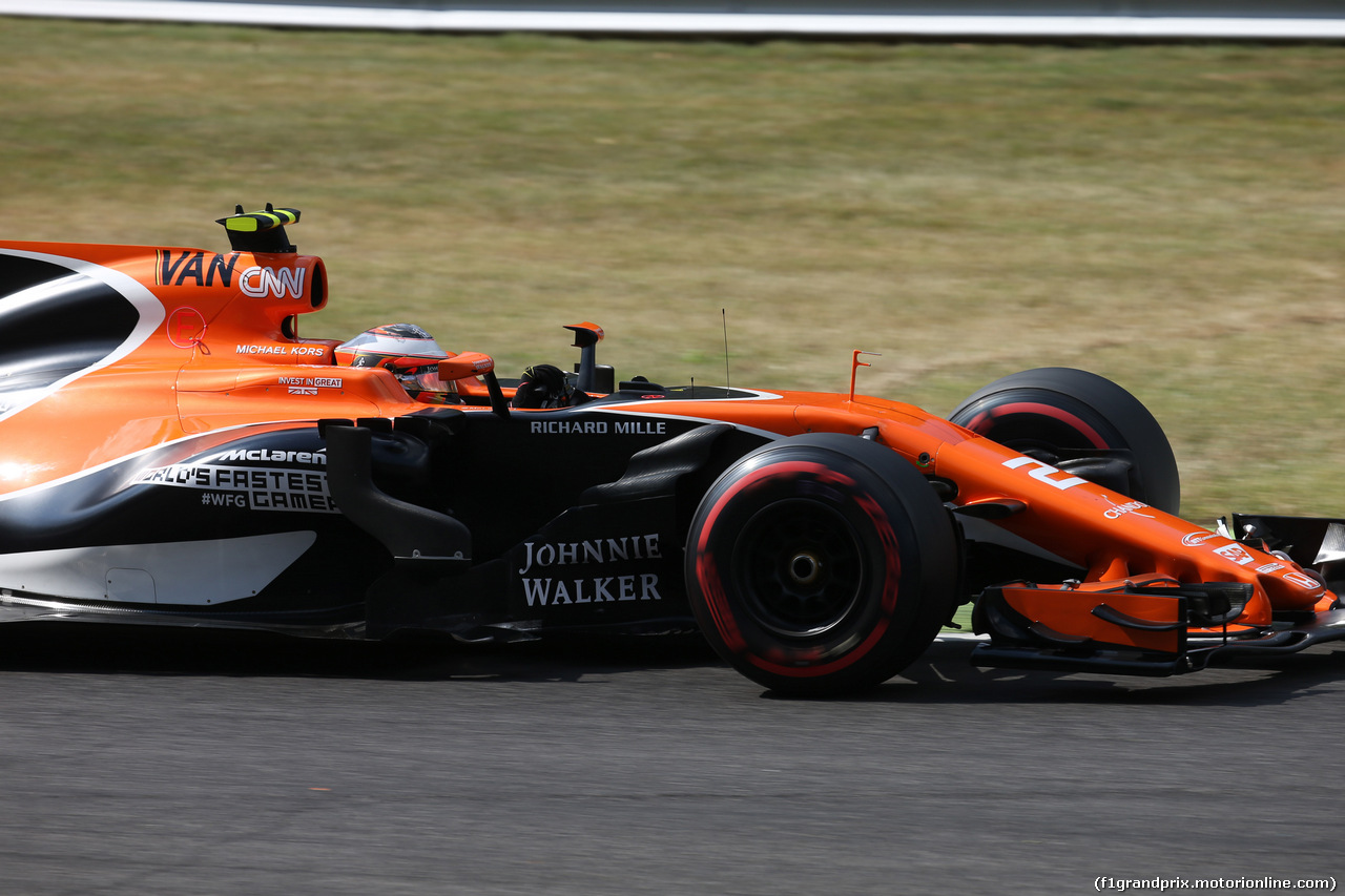 GP ITALIA, 01.09.2017- Prove Libere 2, Stoffel Vandoorne (BEL) McLaren MCL32