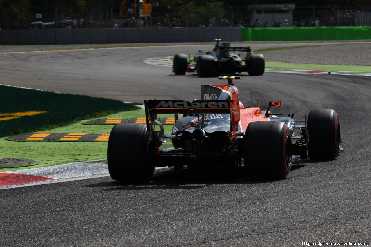 GP ITALIA, 01.09.2017- Prove Libere 2, Stoffel Vandoorne (BEL) McLaren MCL32