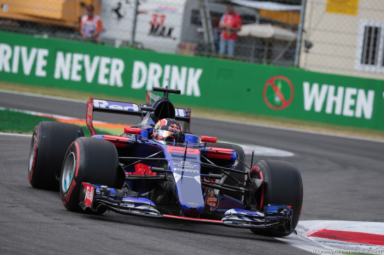 GP ITALIA, 01.09.2017- Prove Libere 2, Daniil Kvyat (RUS) Scuderia Toro Rosso STR12