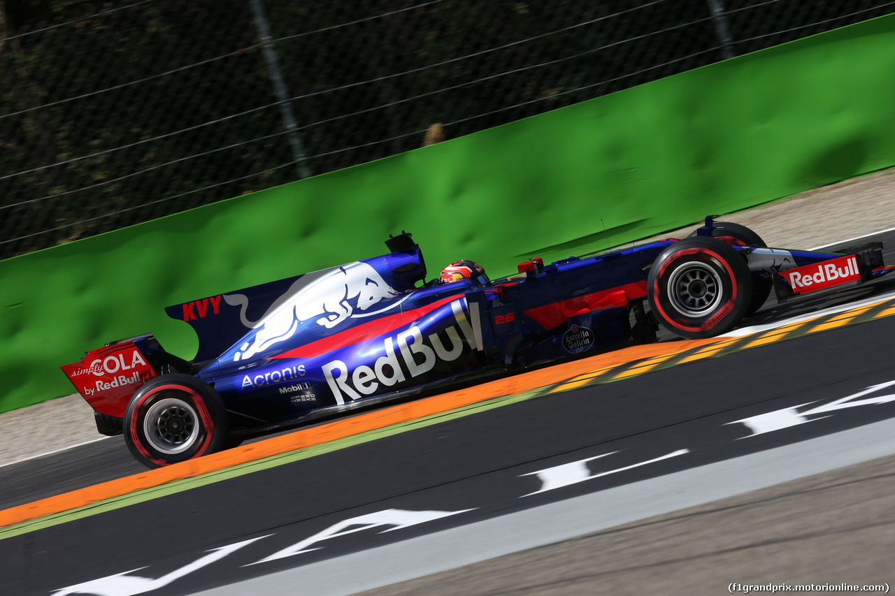 GP ITALIA, 01.09.2017- Prove Libere 2, Daniil Kvyat (RUS) Scuderia Toro Rosso STR12