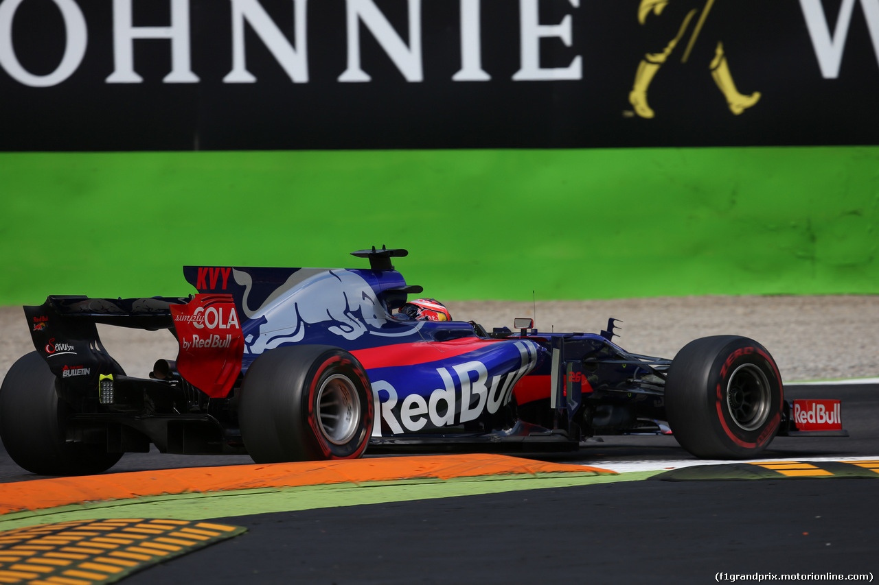 GP ITALIA, 01.09.2017- Prove Libere 2, Daniil Kvyat (RUS) Scuderia Toro Rosso STR12