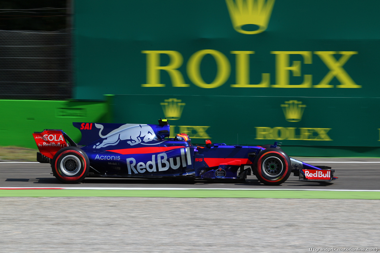 GP ITALIA, 01.09.2017- Prove Libere 2, Carlos Sainz Jr (ESP) Scuderia Toro Rosso STR12