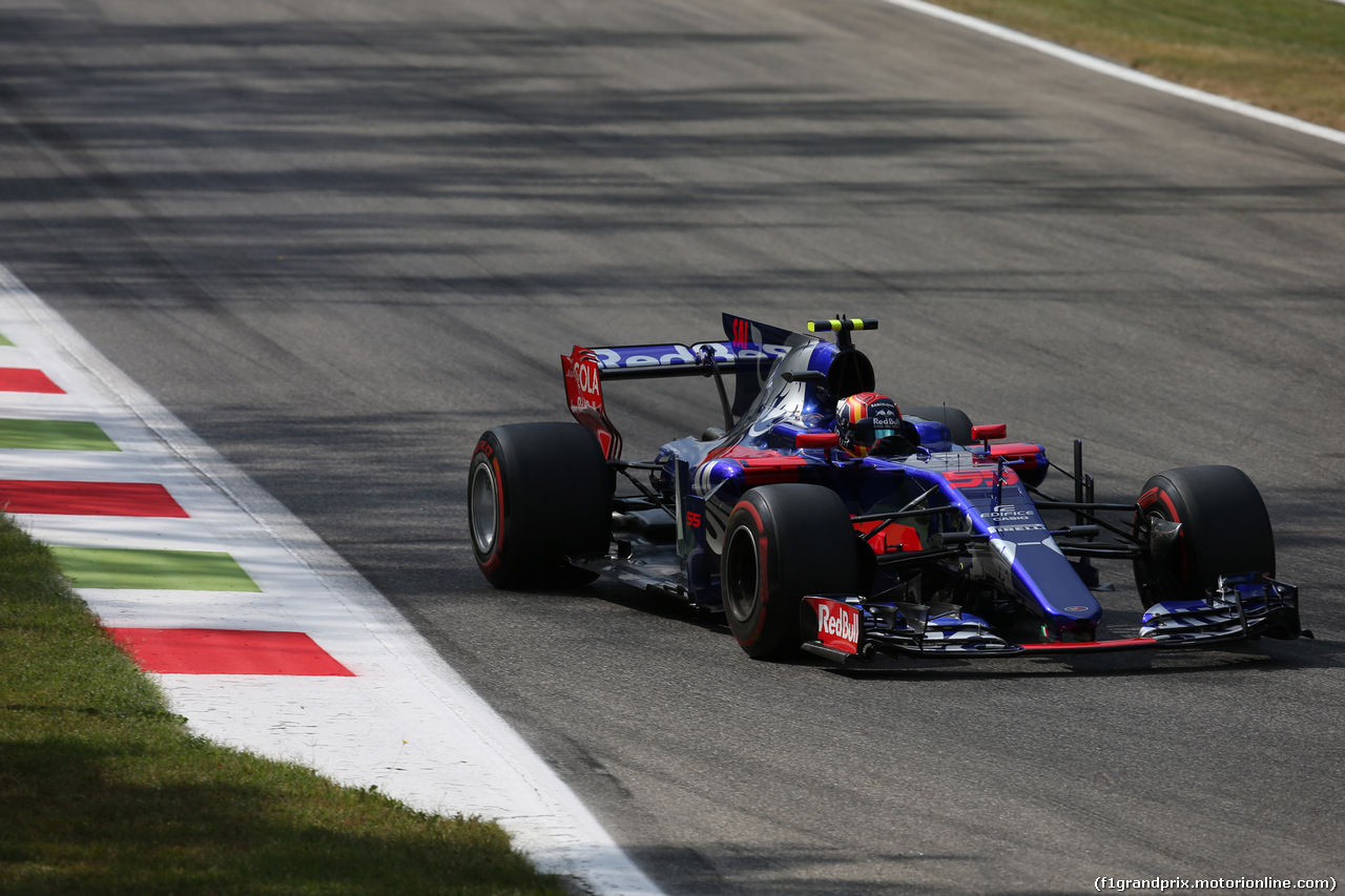 GP ITALIA, 01.09.2017- Prove Libere 2, Carlos Sainz Jr (ESP) Scuderia Toro Rosso STR12