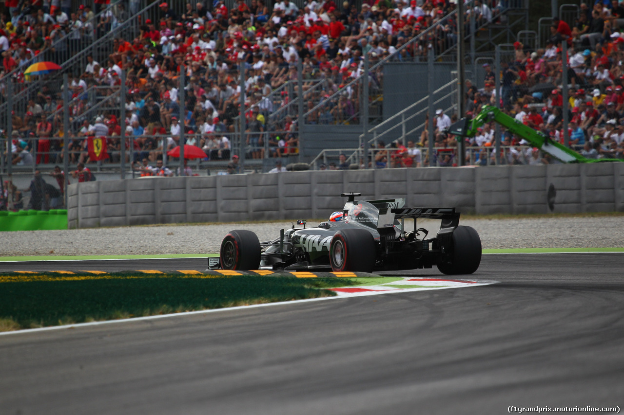 GP ITALIA, 01.09.2017- Prove Libere 2, Romain Grosjean (FRA) Haas F1 Team VF-17