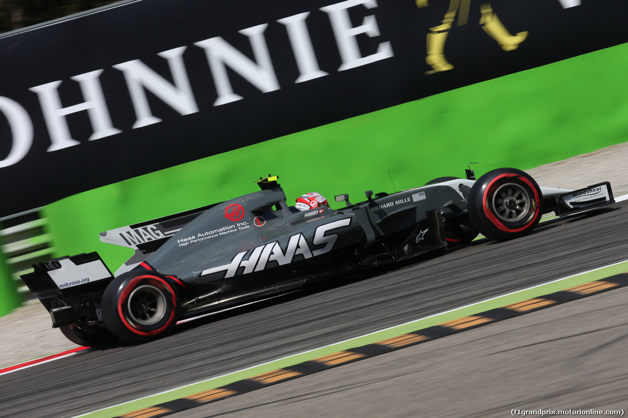 GP ITALIA, 01.09.2017- Prove Libere 2, Kevin Magnussen (DEN) Haas F1 Team VF-17