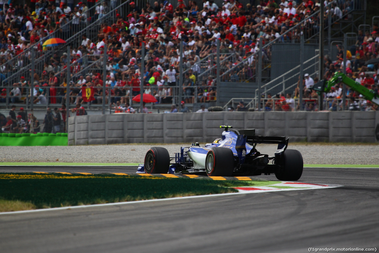 GP ITALIA, 01.09.2017- Prove Libere 2, Pascal Wehrlein (GER) Sauber C36