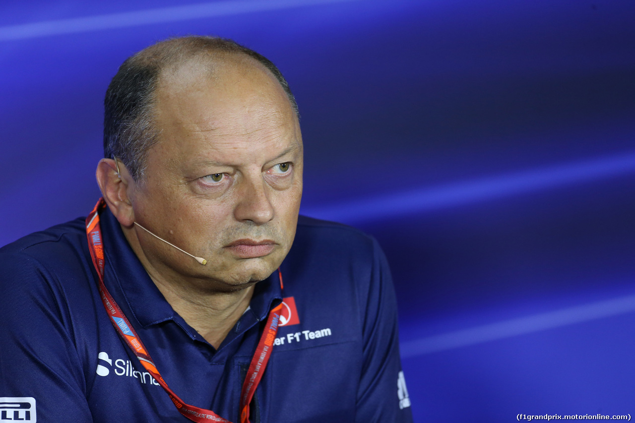 GP ITALIA, 01.09.2017- Venerdi' Press Conference, Frederic Vasseur (FRA) Sauber F1 Team