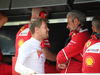 GP ITALIA, 01.09.2017- Free Practice 2, Sebastian Vettel (GER) Ferrari SF70H e Maurizio Arrivabene (ITA) Ferrari Team Principal