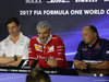 GP ITALIA, 01.09.2017- Venerdi' Press Conference, L to R Toto Wolff (AUT) Sporting Director Mercedes-Benz, Maurizio Arrivabene (ITA) Ferrari Team Principal e Frederic Vasseur (FRA) Sauber F1 Team