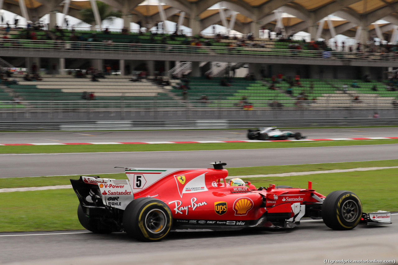 GP MALESIA, 01.10.2017 - Gara, Sebastian Vettel (GER) Ferrari SF70H