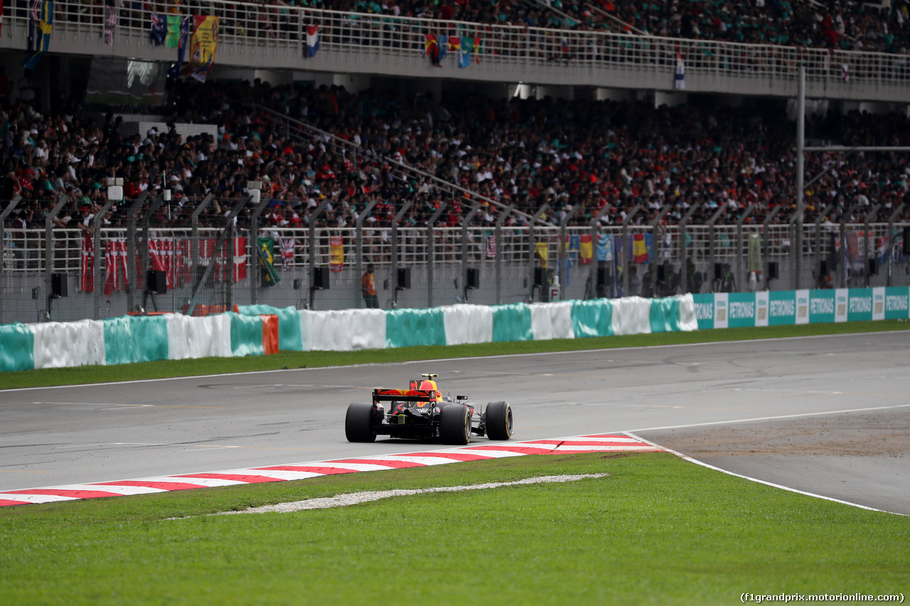 GP MALESIA, 01.10.2017 - Gara, Max Verstappen (NED) Red Bull Racing RB13