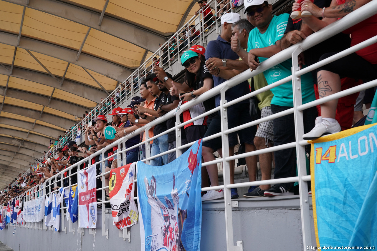GP MALESIA, 01.10.2017 - Gara, Fans