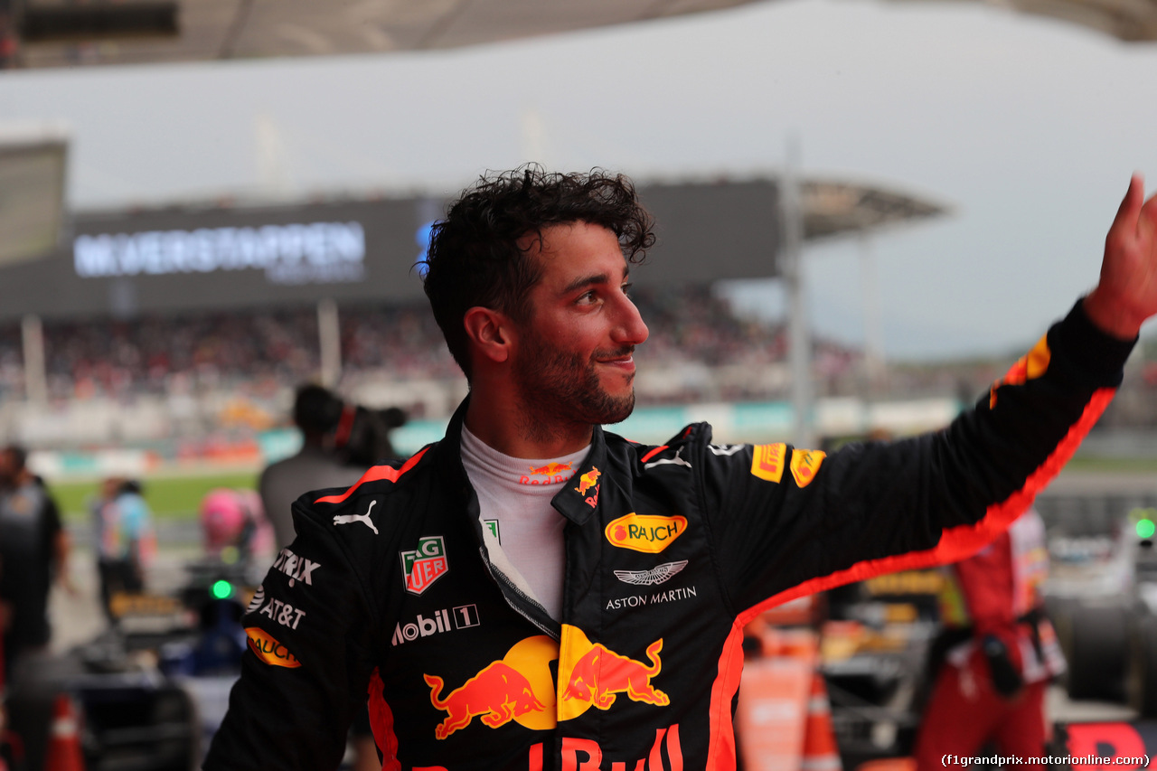 GP MALESIA, 01.10.2017 - Gara, 3rd place Daniel Ricciardo (AUS) Red Bull Racing RB13