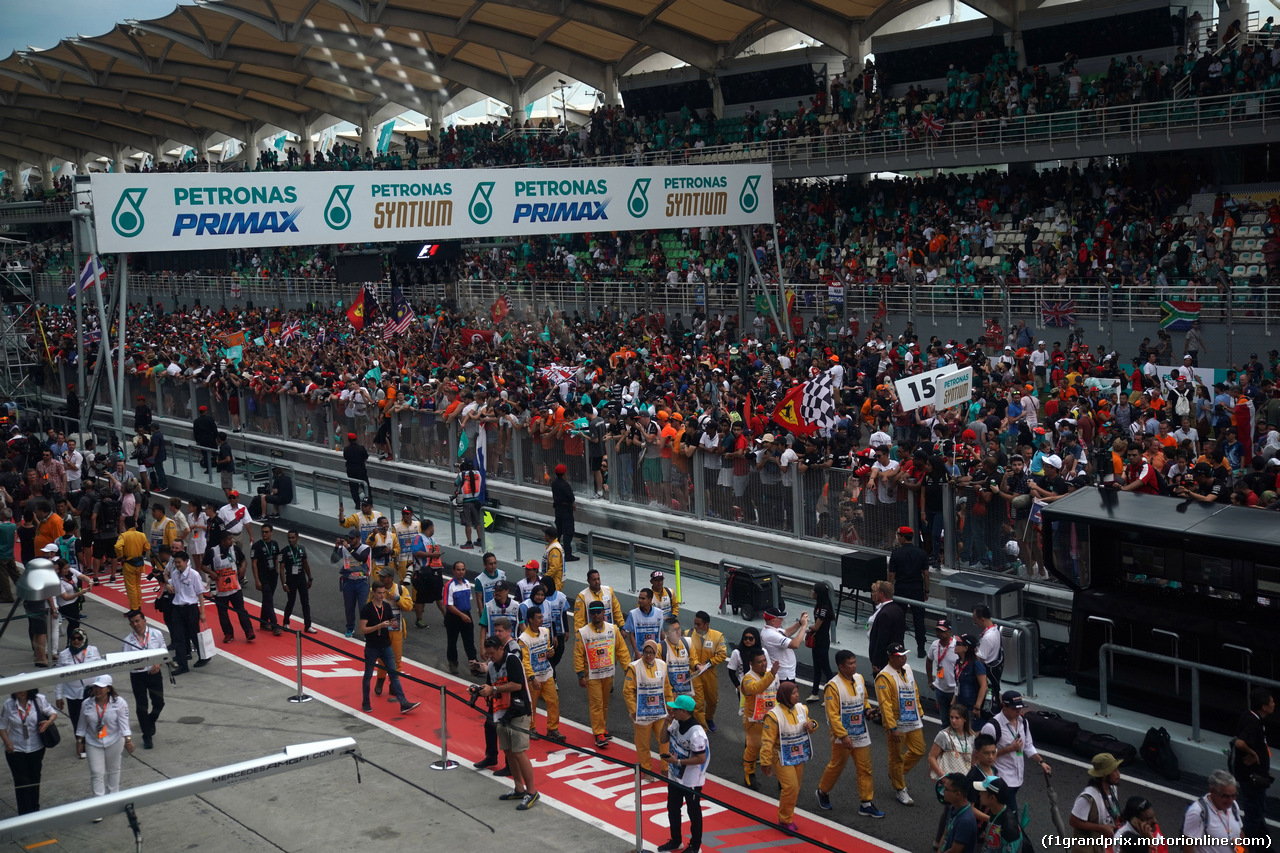 GP MALESIA, 01.10.2017 - Gara, Fans after the end of the race