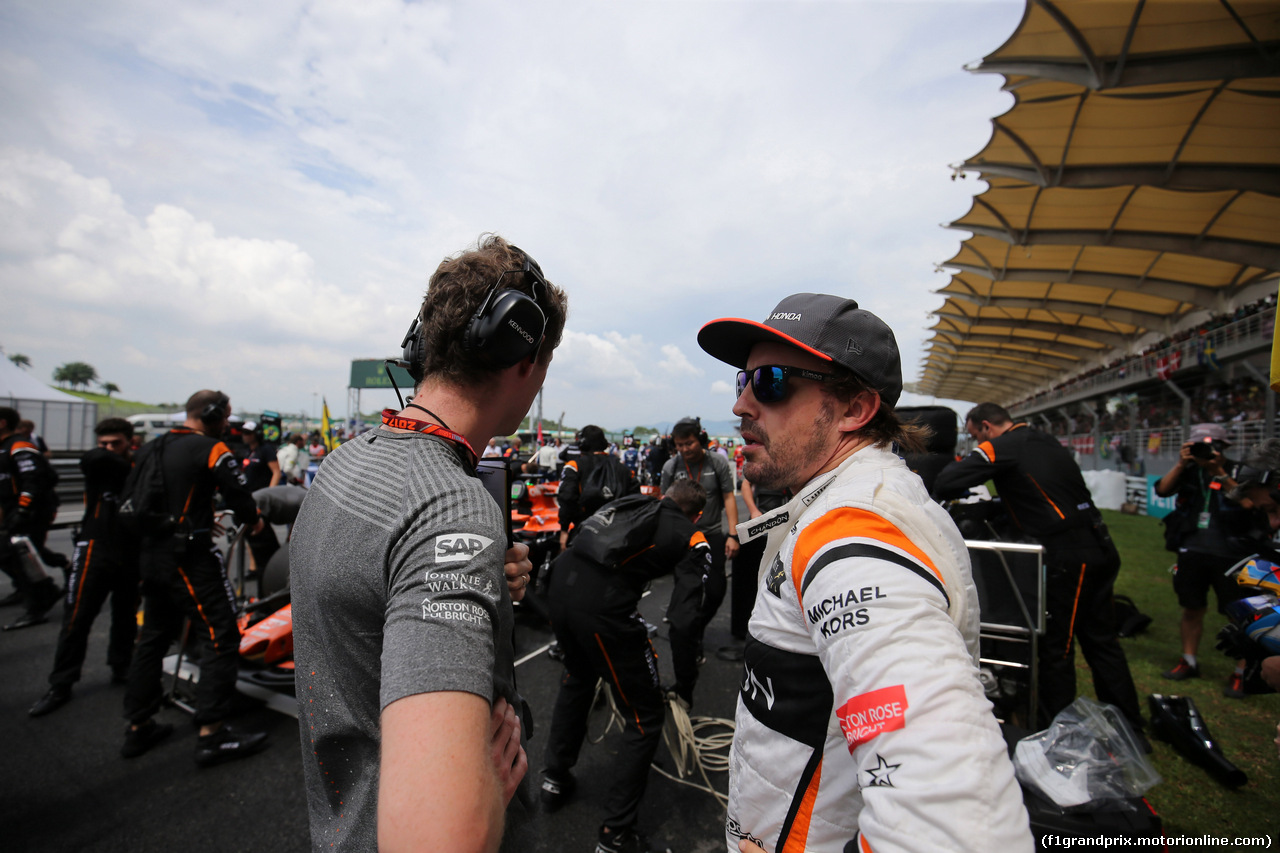 GP MALESIA, 01.10.2017 - Gara, Fernando Alonso (ESP) McLaren MCL32