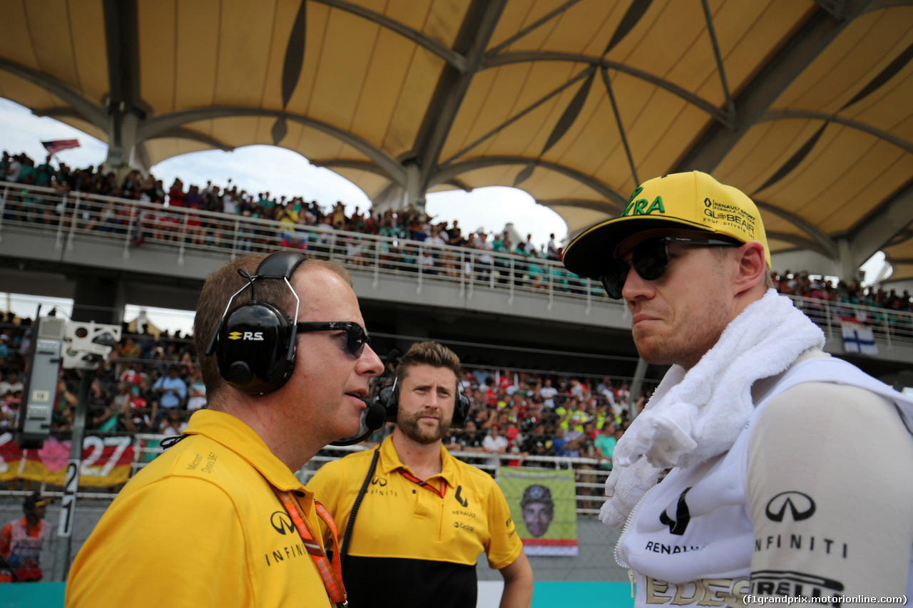 GP MALESIA, 01.10.2017 - Gara, Nico Hulkenberg (GER) Renault Sport F1 Team RS17